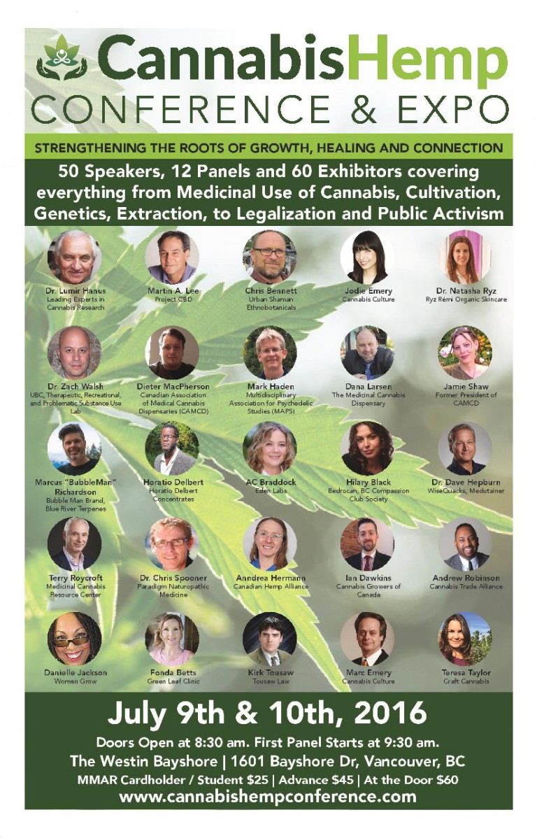 2016 Cannabis Hemp Conference Poster (Social Media) | The BC Compassion ...